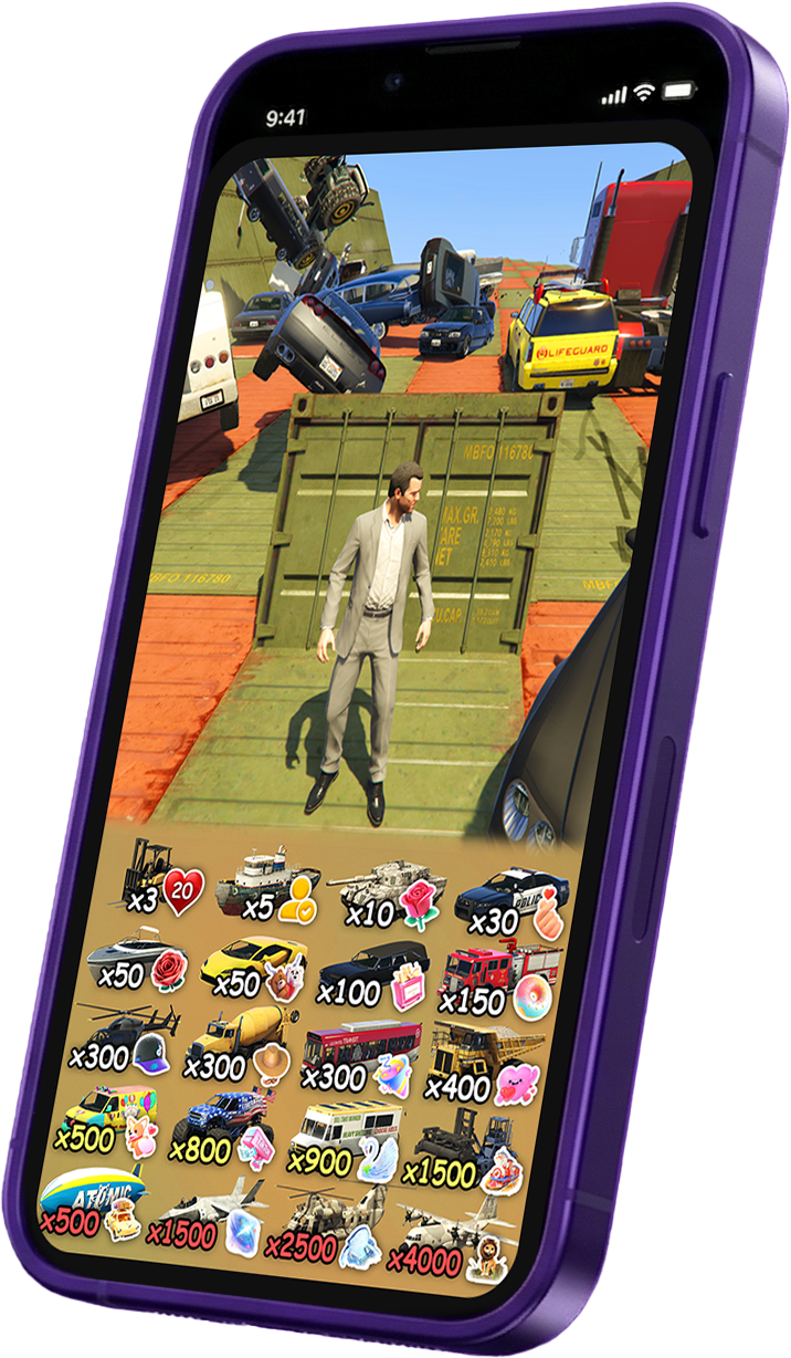 Chaos Tricks app preview on a phone